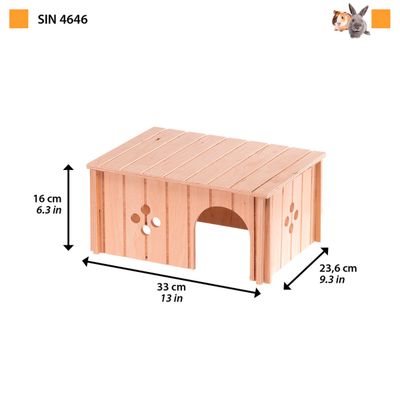 Ferplast Maison pour lapins et lapins nains Ferplast SIN SIN 4646
