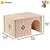 Ferplast Maison pour lapins Ferplast SIN 4647 en bois FSC SIN 4647