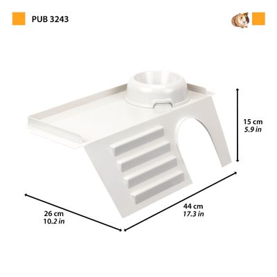 Ferplast Maisonnette en plastique pour cages Cavie 80 et PUB 3243