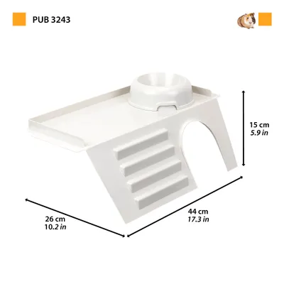Ferplast Maisonnette en plastique pour cages Cavie 80 et PUB 3243