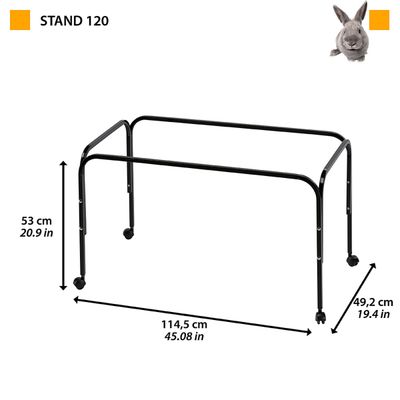 Ferplast Support pour cages Rabbit 120 et Casita 120 STAND 120