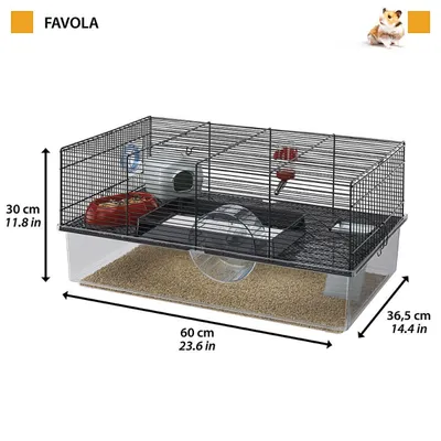 Ferplast Cage pour hamsters et souris FAVOLA