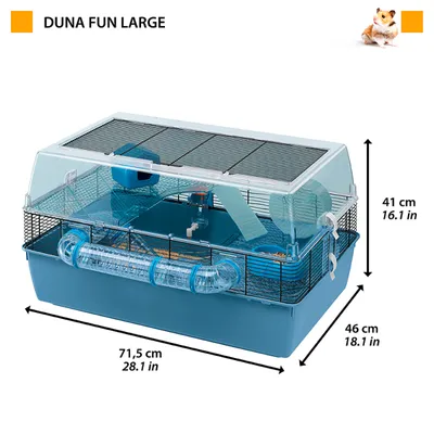 Ferplast Cage pour hamsters Duna Fun Large 71,5x46x41 cm