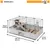 Ferplast Cage modulaire et extensible Modular 2 pour lapins MODULAR 2