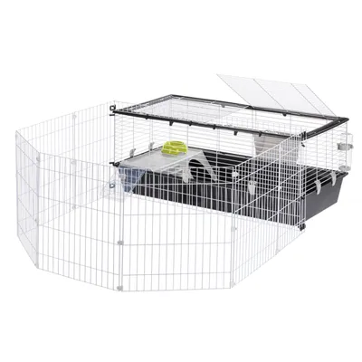 Ferplast Cage pour lapins et cochons d'inde avec clôture PARKHOME