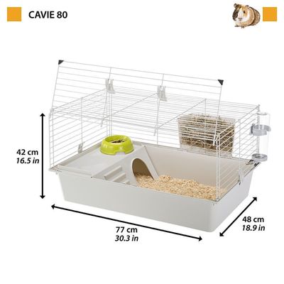 Ferplast Cage pour rongeurs FERPLAST CAVIE 80 : convient CAVIE 80