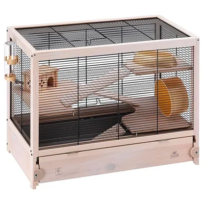 Ferplast Cage en bois FSC pour hamsters et souris HAMSTERVILLE