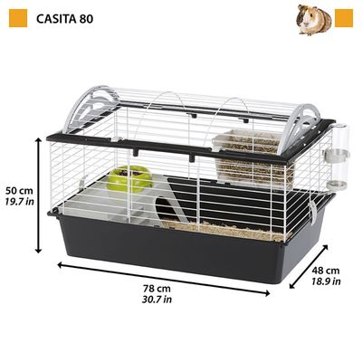 Cage pour Lapins Cage pour Rongeur Enclos Petits Animaux Multi-taille
