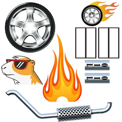 Ferplast Cage pour hamsters avec agencement style Dragster. DRAGSTER