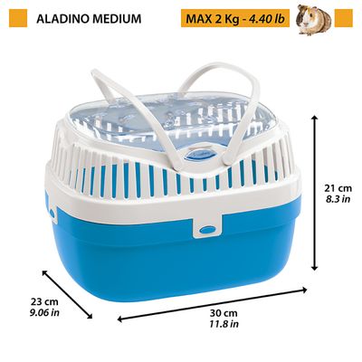 Ferplast Transports pour rongeurs de taille moyenne ALADINO MEDIUM