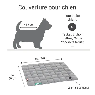 Doctor Bark Couverture matelassée pour chiens