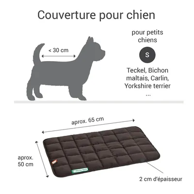 Doctor Bark Couverture matelassée pour chiens