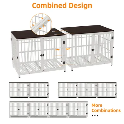 Cage d'intérieur 3 Portes BINGOPAW pour chien