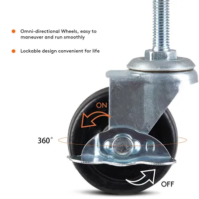 Cage d'intérieur trois portes BINGOPAW pour chien sur roulette