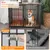 Cage d'intérieur quatre portes BINGOPAW avec Diviseur Amovible pour Chien