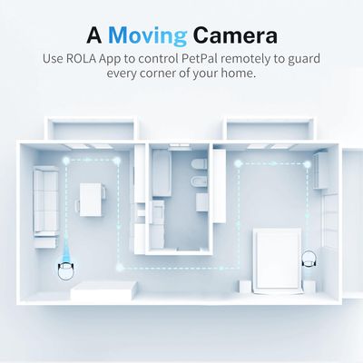 Enabot Rola PetPal - Caméra mobile pour animaux de compagnie