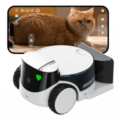 Enabot Rola PetPal - Caméra mobile pour animaux de compagnie Enabot Rola PetPal - Caméra mobile pour animaux de compagnie