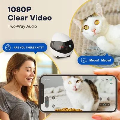 Enabot EBO SE - Caméra mobile pour animaux de compagnie