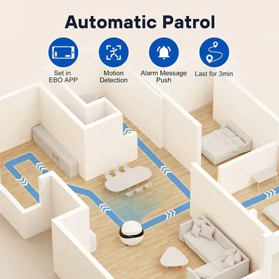 Enabot EBO SE - Caméra mobile pour animaux de compagnie