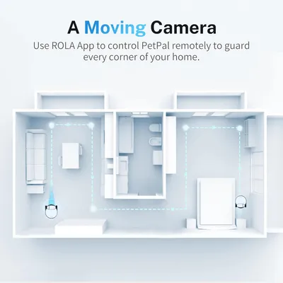 Enabot Rola PetPal - Caméra mobile pour animaux de compagnie