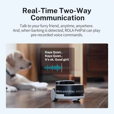 Enabot Rola PetPal - Caméra mobile pour animaux de compagnie