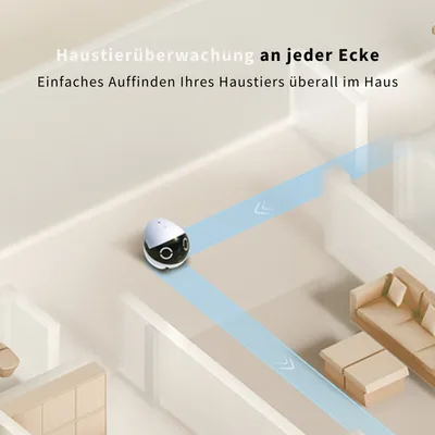 Enabot Rola Mini - Robot mobile pour animaux de compagnie