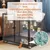 Cage Chien Transparent caisse pour Animaux à Roulette avec 2 Porte Cage Chien Transparent caisse pour Animaux à Roulette avec 2 Porte