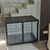 Cage Chien Transparent caisse pour Animaux à Roulette avec 2 Porte