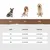 Knuffelwuff Hundebett Emma aus Velours in Pastellfarben
