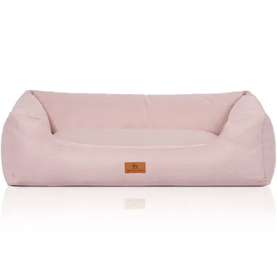 Knuffelwuff Hundebett Emma aus Velours in Pastellfarben