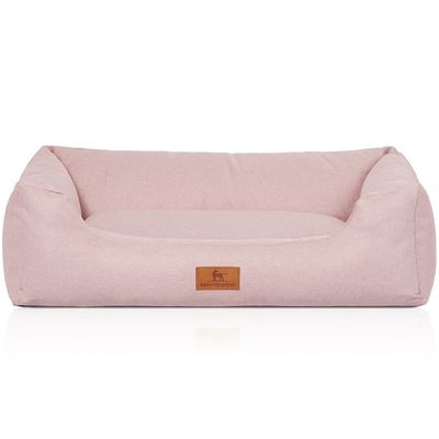 Knuffelwuff Hundebett Emma aus Velours in Pastellfarben