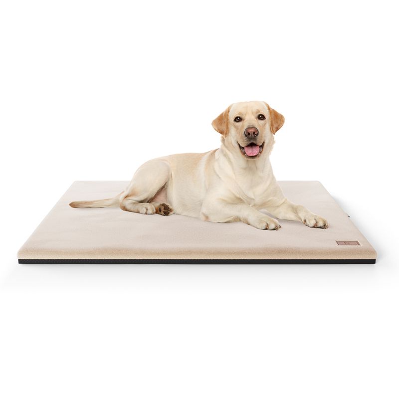 Knuffelwuff Orthopädische Hundematte Berrith aus Kaninchen Fellimitat