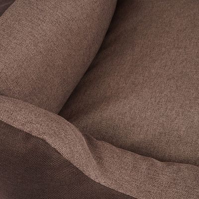 Knuffelwuff Hundebett Luke aus Velours mit feinem Handwebcharakter