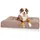 XXL 120 x 100 x 17cm beige