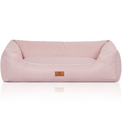 Knuffelwuff Hundebett Emma aus Velours in Pastellfarben
