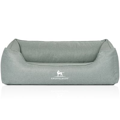Knuffelwuff Orthopädisches Hundebett Luisa aus Velours Sunshine Edition