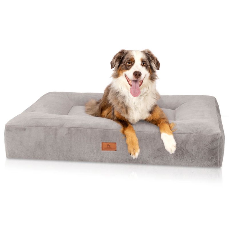 Knuffelwuff orthopädisches Hundebett aus Kaninchen Fellimitat Midland