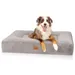 Knuffelwuff orthopädisches Hundebett aus Kaninchen Fellimitat Midland