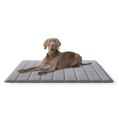 Knuffelwuff tragbare Reisematte Linea Travel aus Velours
