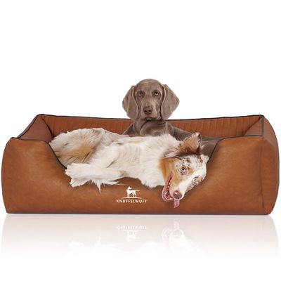 Knuffelwuff Orthopädisches Hundebett Chesapeake aus Kunstleder