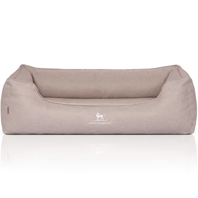 Knuffelwuff Orthopädisches Hundebett Luisa aus Velours Sunshine Edition
