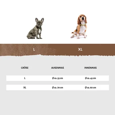 Knuffelwuff Hundehöhle Pumbaa aus Velours