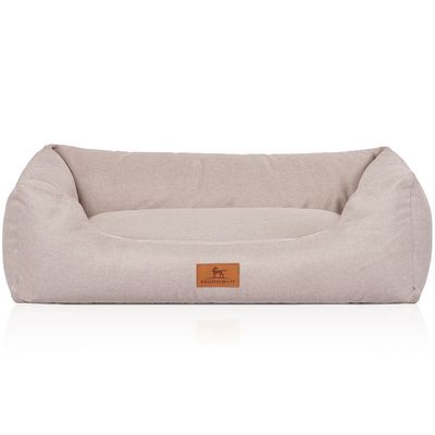 Knuffelwuff Hundebett Emma aus Velours in Pastellfarben