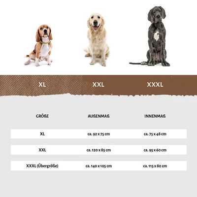 Knuffelwuff Kunstleder Hundebett Jerry