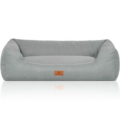 Knuffelwuff Hundebett Emma aus Velours in Pastellfarben