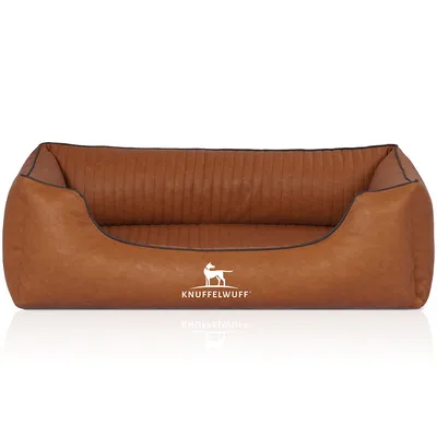 Knuffelwuff Orthopädisches Hundebett Chesapeake aus Kunstleder Knuffelwuff Orthopädisches Hundebett Chesapeake aus Kunstleder