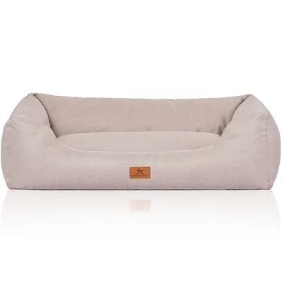 Knuffelwuff Hundebett Emma aus Velours in Pastellfarben