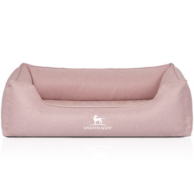 Knuffelwuff Orthopädisches Hundebett Luisa aus Velours Sunshine Edition