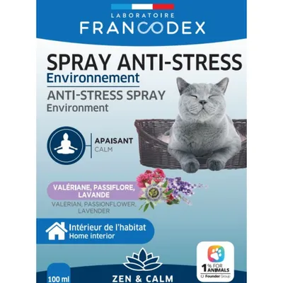Spray Anti-Stress Environnement Pour Chatons et Chats 100 ml