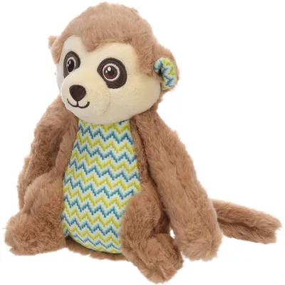 Jouet Drala Singe Brun H 21 cm pour chien